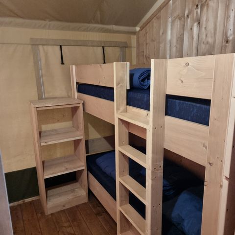 Safaritent 5 personen - incl. sanitair