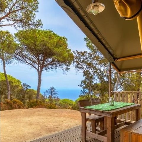 Safaritent 4 personen - incl. sanitair (ADVENTURE)