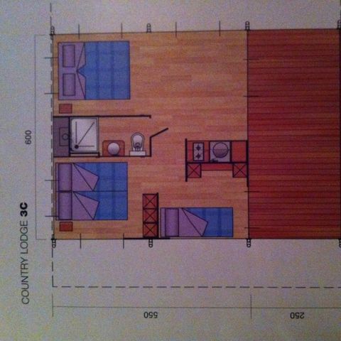 Safaritent 6 personen - Incl. sanitair