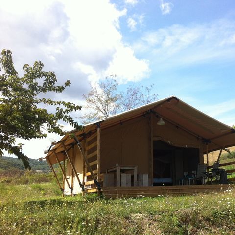 Safaritent 6 personen - Incl. sanitair