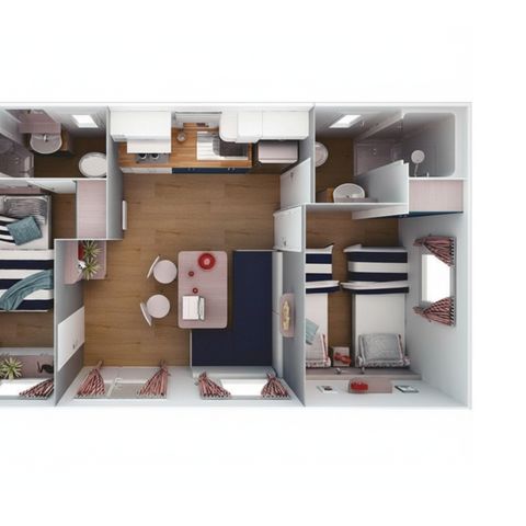 Stacaravan 4 personen - Stacaravan Dalmacija Living 400 4/5 personen