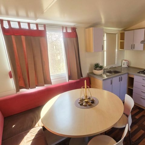 Stacaravan 7 personen - Stacaravan Malta Wonen 400