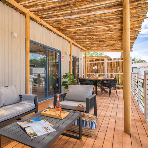 Stacaravan 5 personen - Suite Mediterranea - Huisdieren niet toegestaan