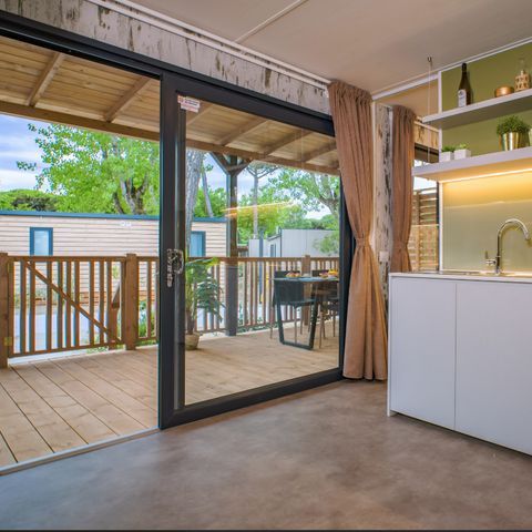 Stacaravan 4 personen - Junior Suite Mediterranea - Huisdieren toegestaan