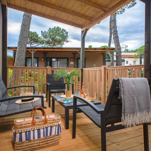 Stacaravan 4 personen - Junior Suite Mediterranea - Huisdieren toegestaan