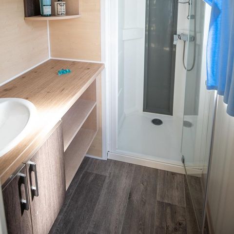 Stacaravan 4 personen - Cottage Grand Confort Glenans 31m² - 2 kamers / Overdekt houten terras