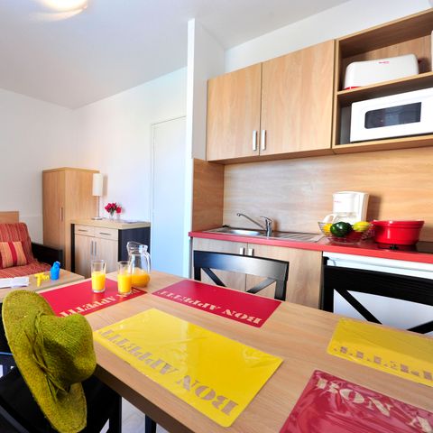 Appartement 6 personen - G/101_2 KAMERS HUT 5/6 PERSONEN