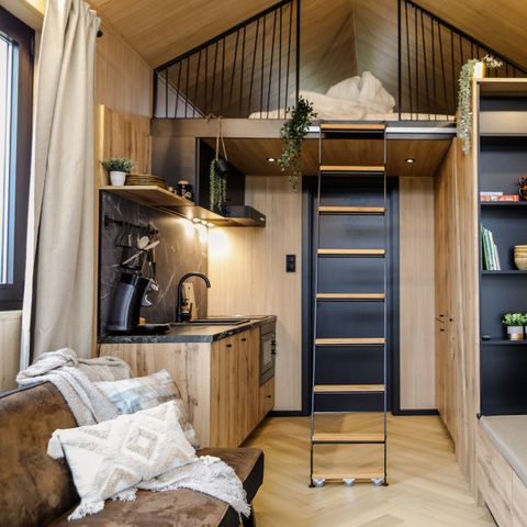 Tiny House 3 personen - Locatie: Waarde - Luxe
