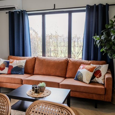 Chalet 6 personen - Locatie: Waarde - Luxe op minicamping met hottub
