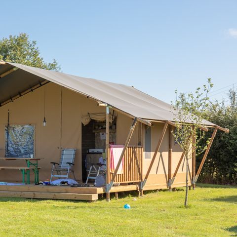 Safaritent 6 personen - incl. sanitair