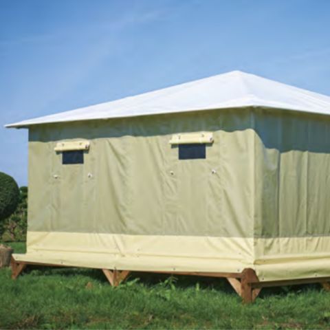 Tent 4 personen - Volledig ingerichte tent - 2 slaapkamers