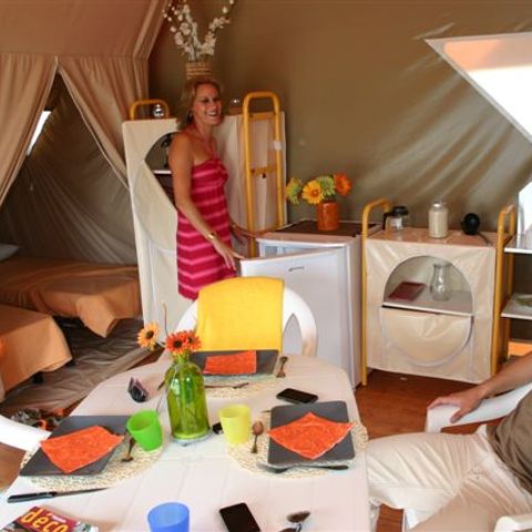 Tent 4 personen - Glamping en Natuur Lodge