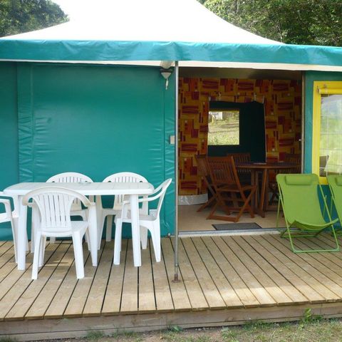 Tent 5 personen - Kanada Confort met douchecabine en toilet