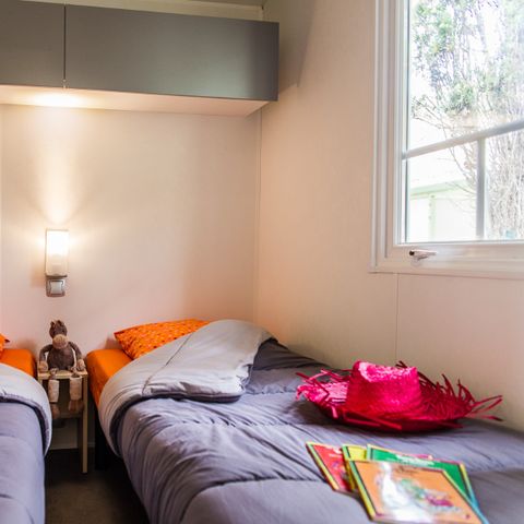 Stacaravan 4 personen - Stacaravan zomer - 2 slaapkamers