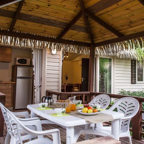 Stacaravan 6 personen - Stacaravan Riviera - 2 slaapkamers - VIP-aanbieding inbegrepen