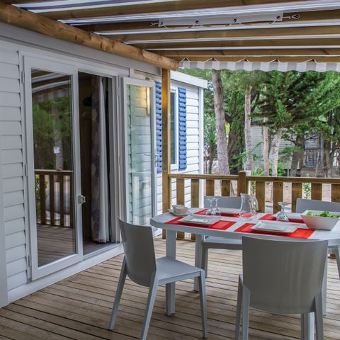 Stacaravan 6 personen - Stacaravan Cordélia - 3 slaapkamers