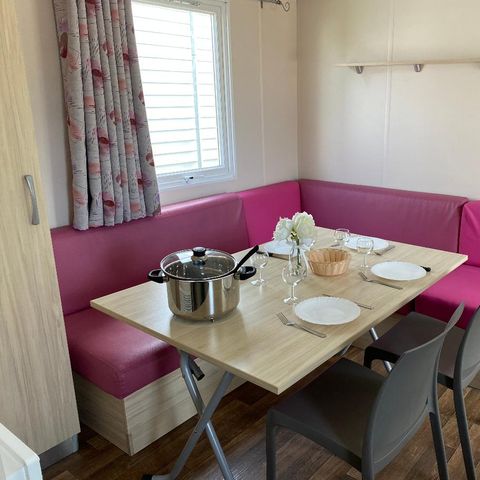 Stacaravan 6 personen -  3 slaapkamers