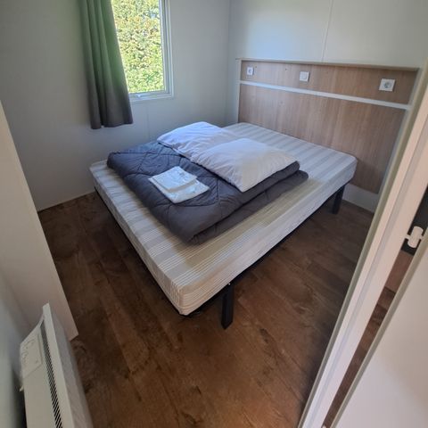Stacaravan 4 personen - 2 slaapkamers - overdekt terras - Comfort