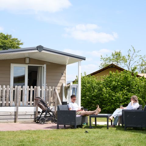 Lodge 5 personen - Terras