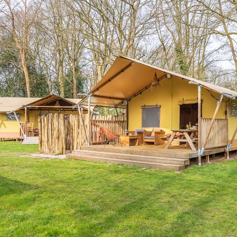 Safaritent 5 personen - Bos Escape - Kachel & Hottub