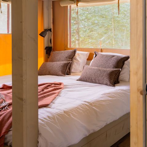 Safaritent 6 personen - Stille Heide - Kachel & Hottub