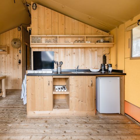Safaritent 5 personen - Bos Tent - Kachel