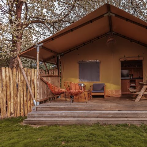 Safaritent 5 personen - Bos Tent - Kachel