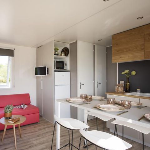 Stacaravan 6 personen - Sunêlia Prestige Escapade 3 Slaapkamers