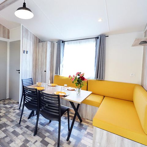 Stacaravan 8 personen - Comfort 4 Kamers 6/8 personen Airconditioning + TV