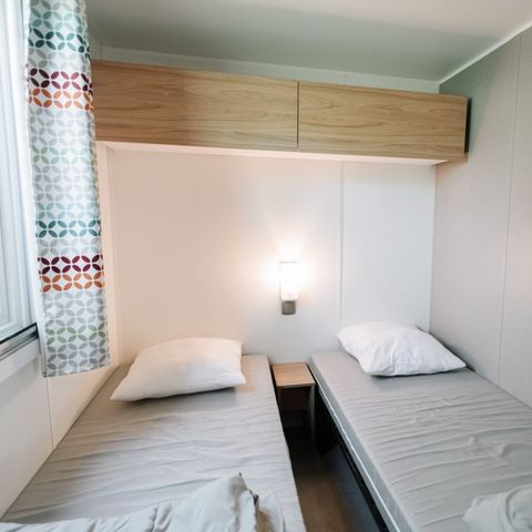 Stacaravan 5 personen - SAM - COTTAGE CONFORT 2ch/4/5p - 30m² - Overdekt terras