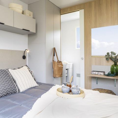 Stacaravan 4 personen - SAM - SUNELIA PRESTIGE 2bed/4p - 34m² - Overdekt terras