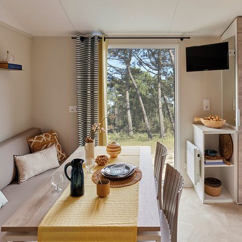 Stacaravan 4 personen - DIM - LOISIRS CONFORT 2ch/ 4p - 20m² - Geïntegreerd terras