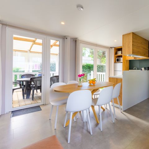 Stacaravan 6 personen - DIM - SUNELIA PRESTIGE 3bed / 6p - 36m² - Overdekt terras