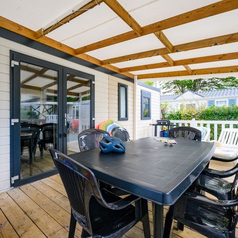 Stacaravan 8 personen - DIM - SUNELIA PRESTIGE 4bed / 8p - 40m² - Overdekt terras