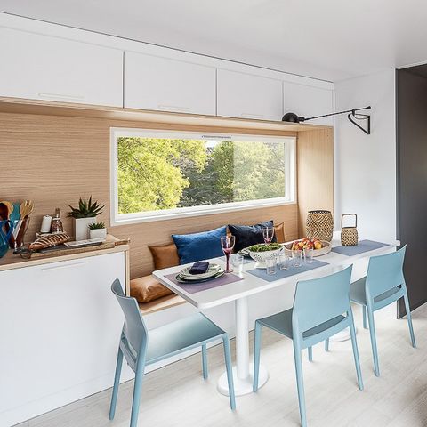 Stacaravan 4 personen - DIM - SUNELIA LUXE TAOS 2bed/4p - 40m² - Exotische pergola