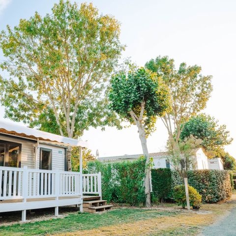 Stacaravan 6 personen - SUNELIA - CONFORT - PLUS - 3 slaapkamers - 35 m² - Overdekt terras