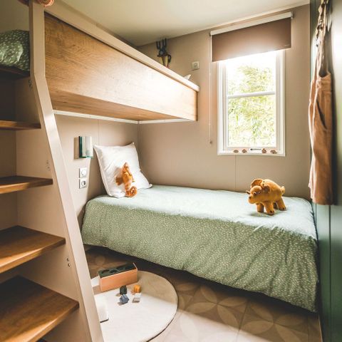 Stacaravan 6 personen - SUNELIA PRESTIGE - AIRCONDITIONING - 3 slaapkamers - 36 m² - Overdekt terras
