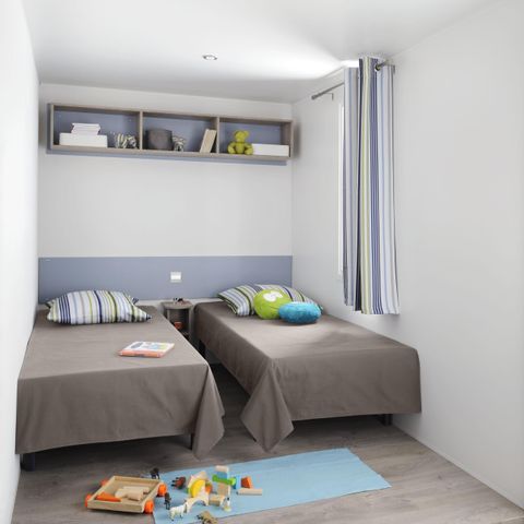 Stacaravan 5 personen - Comfort 2 kamers (zaterdag tot zaterdag)