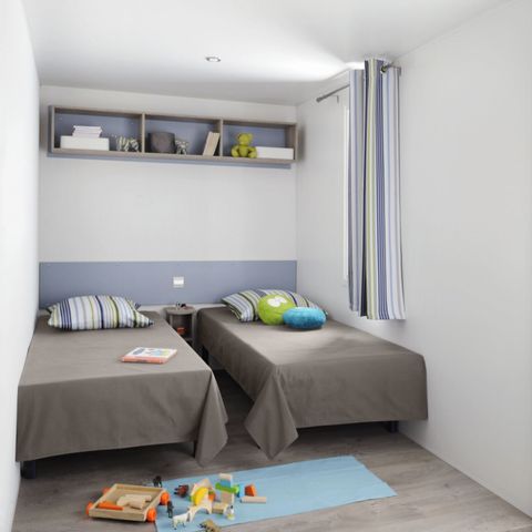 Stacaravan 5 personen - Comfort 2 kamers (zondag/zondag)