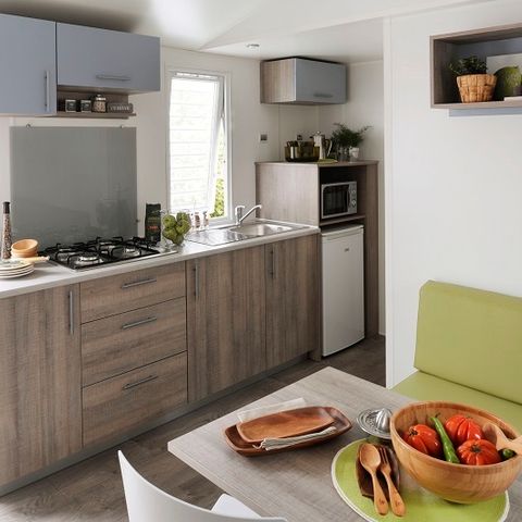 Stacaravan 5 personen - Comfort 2 kamers (zondag/zondag)