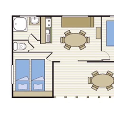Bungalow 4 personen - LAGON