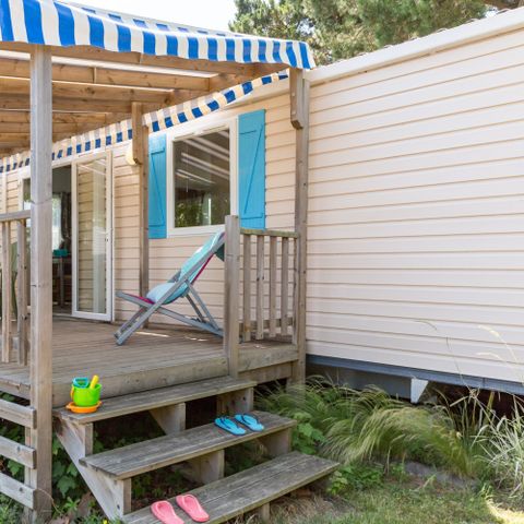 Stacaravan 4 personen - Vakantiehuis op Borneo - 2 slaapkamers - Bedlinnenpakket en handdoeken inbegrepen ****