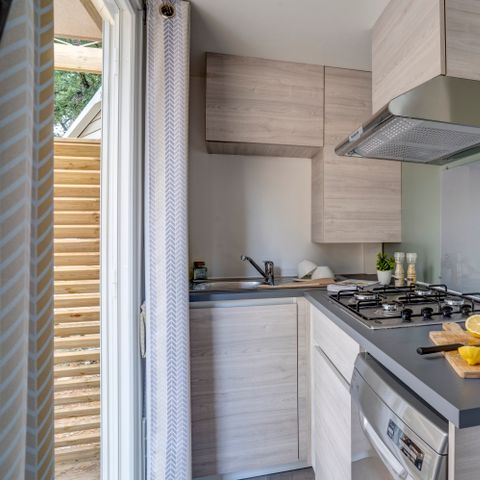 Stacaravan 6 personen - Mobil-Home Suite Charme 6p