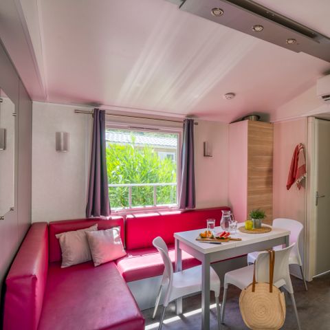 Stacaravan 6 personen - 3 slaapkamers 4 volwassenen + 2 kinderen