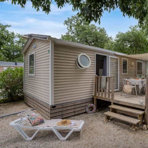 Stacaravan 6 personen - 3 slaapkamers 4 volwassenen + 2 kinderen