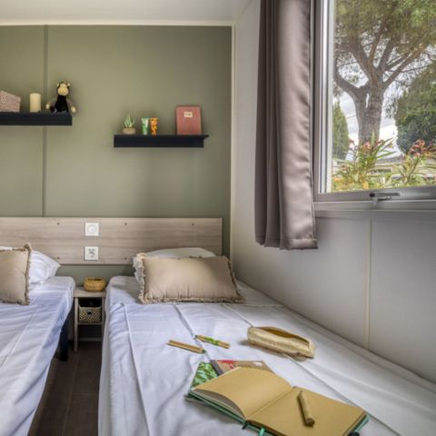 Stacaravan 6 personen - Charmante 3-slaapkamer stacaravan 6p