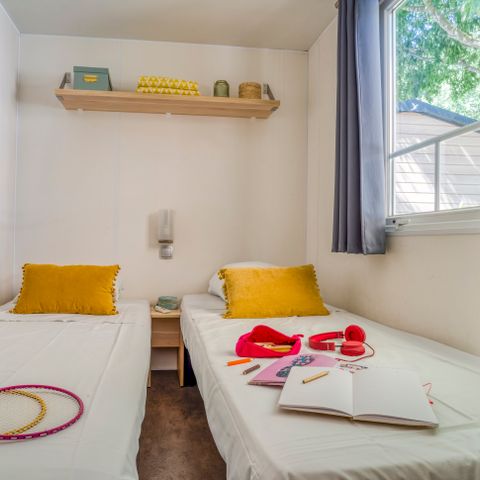 Stacaravan 6 personen - Standaard 3-slaapkamer stacaravan 6p