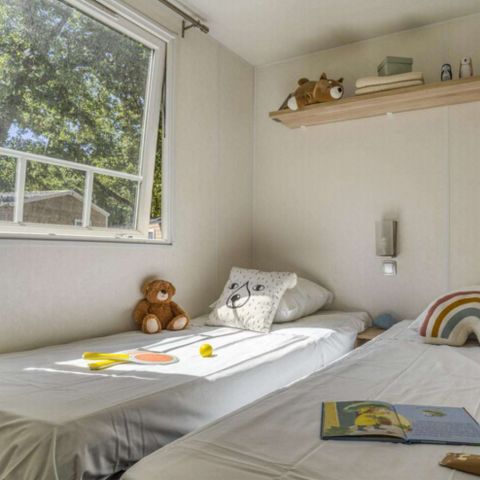 Stacaravan 6 personen - Cottage 6 personen, 3 slaapkamers (airconditioning, TV)