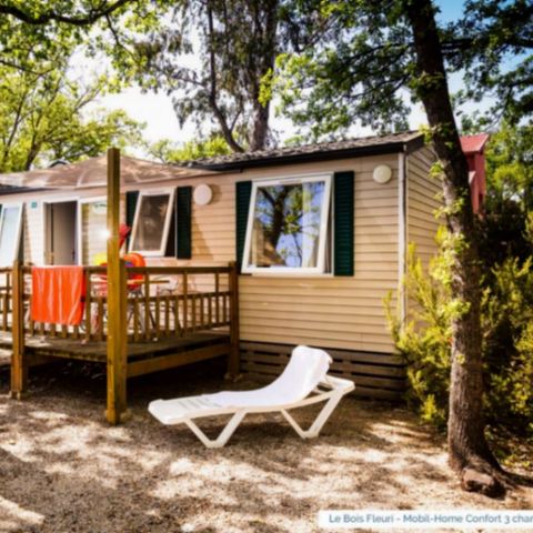 Stacaravan 6 personen - Cottage 6 personen, 3 slaapkamers (airconditioning, TV)