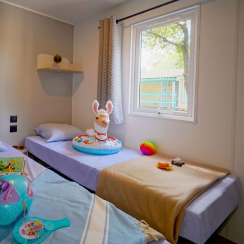 Stacaravan 4 personen - Comfort 2-slaapkamer stacaravan